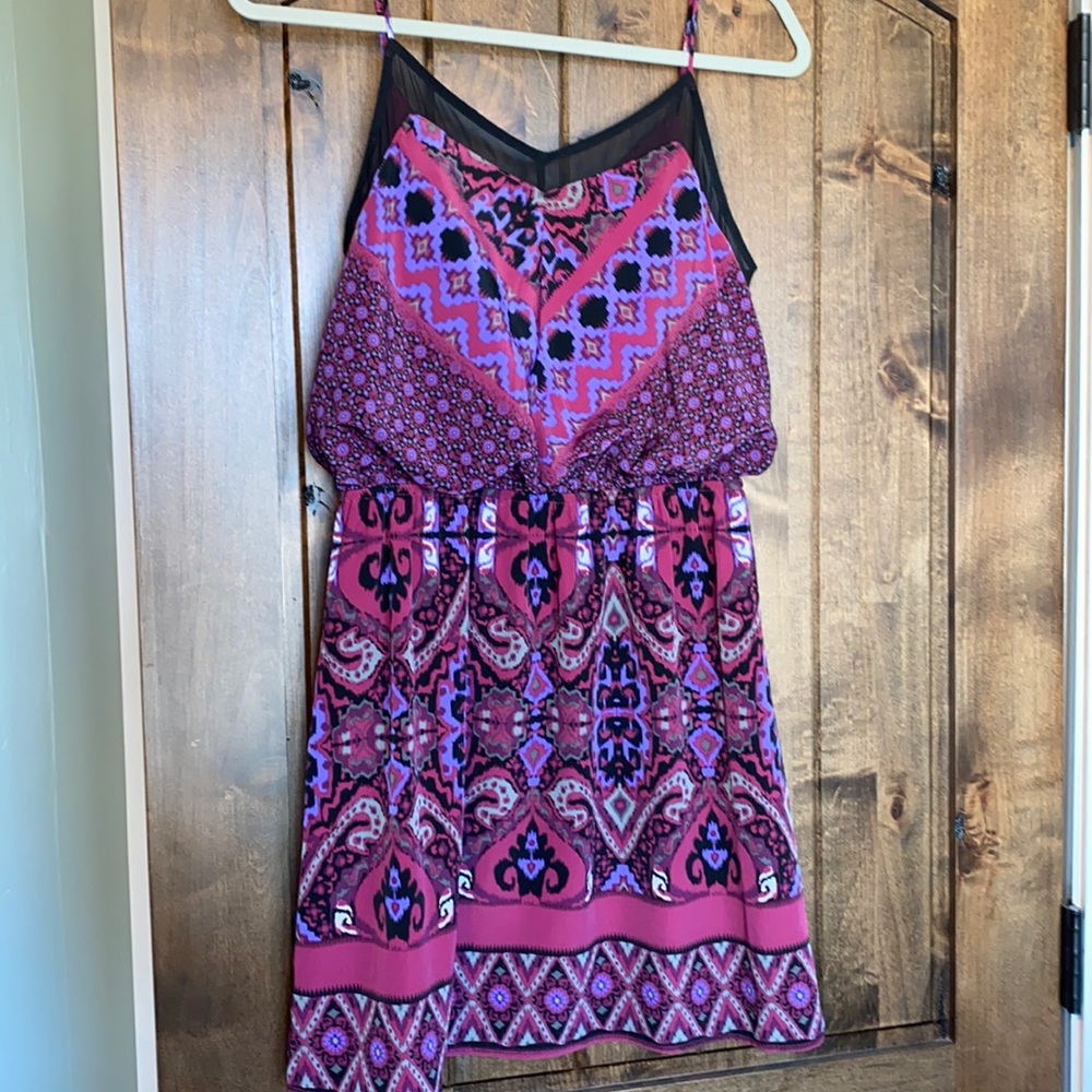 Express Purple spaghetti strap dress Size S